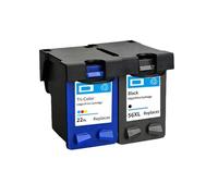 UHSTJW Vilaxh - Cartouche d'encre de Remplacement, Compatible 56 22xl, Compatible avec imprimante Officejet 5610 5600 J5500 J5508 J5520 5605 5610v