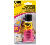 UHU Colle créative pour tissus – Feutrine & rubans – 38 ml