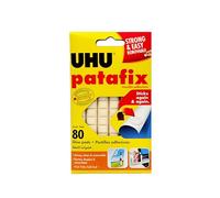 Uhu 39125 Pack de 80 Pastilles Mastic adhésif Blanc