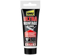 UHU Colle de montage Ultra, sans solvants, tube de 75 g G