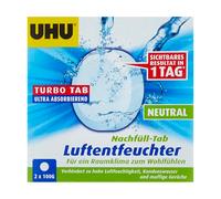 UHU Air Max ambiance - Recharge absorbeur d'humidité très rapide et efficace, blanc, 2 recharges tab 100g très puissante incluse