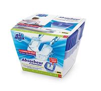 UHU Air Max Magnet - Absorbeur Humidité Maison, Caravane, Bateau, Camping | Déshumidificateur à Action Rapide Et Efficace - Contre Moisissures Et Odeurs - Blanc - Absorbeur 450 g Et Recharge Incluse