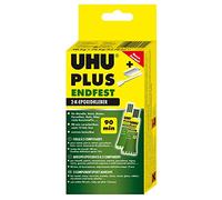 UHU Colle à 2 composants Plus Endfest, colle 2K transparente et très résistante, 163 g