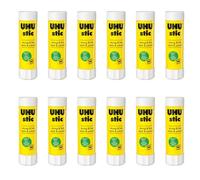 UHU Colle Bâton 8.2g Tout Usage Colle - sans Solvant - Paquet De 12