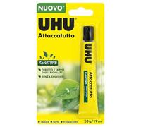 UHU Colle de fixation sans solvant, sans danger pour l'utilisation des enfants 20 ml blister