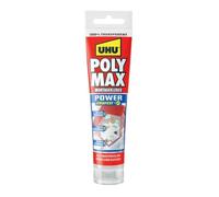 UHU Colle de montage Poly Max Transparent Express, 115 g en tube 47845