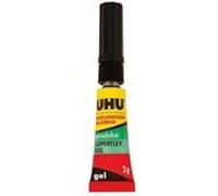 UHU Colle instantanée SUPERFLEX GEL sans odeur, tube 3 g