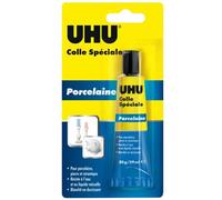 UHU Colle spéciale Porcelaine – Répare céramique, pierre et grès – Blanche 30 g