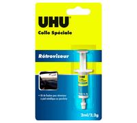 UHU Colle spéciale rétroviseur - colle forte pour voiture, rétroviseur, résiste aux vibrations, tube 2g