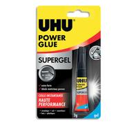 Colle de réparation instantanée gel - Power Glue 3 g Uhu