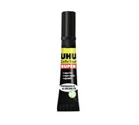 UHU Colle tout super - Colle instantanée gel super puissante, super rapide et super résistante, sans solvants, transparente, tube 7g