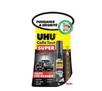 UHU COLLE TOUT SUPER FORMULE RENFORCEE LIQUIDE Tube 3g