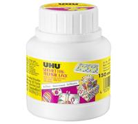 UHU Colle vernis – créatif, sans solvants, transparente – Flacon 150 ml