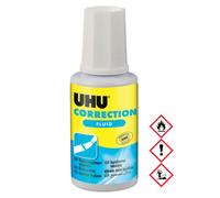 UHU Correction Fluid Blister blanc liquide correcteur 20ml