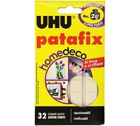 UHU D1590 Patafix Homedeco Lot de 32 gommettes adhésives