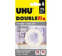 Ruban adhésif - Double face - Extra fort - Transparent - UHU Double fix Transparent