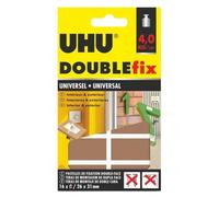 UHU Pastilles adhésives Doublefix double-face universel extra-fort jusqu'à 4 kg – 16 blanches