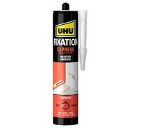 UHU Colle de fixation Fixation Express – Acrylique, ultra forte et rapide – Blanche 370 g