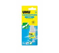 UHU Flacon correcteur - Flacon avec liquide de correction, précis, séchage rapide, blanc, 20ml