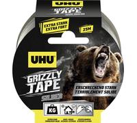 UHU Ruban adhésif GRIZZLY TAPE 49 mm x 25 m – toilé en PE (51690)