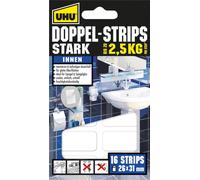 UHU Klebepads Doppel Strips Stark 26x31mm 16St