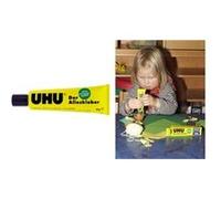 UHU - la colle universelle, sans solvant, 35 g tranparente, séchage rapide, lavable à 40 degrés -48295 G