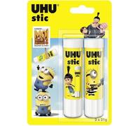 UHU Lot de Stics Blanc 2x21gr - Bâton de colle - Moi Moche et Méchant 3