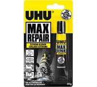 UHU Max Lot de 3 tubes de colle transparente résistante à l'eau 20 g