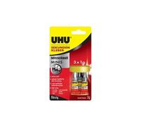 Uhu Mini Colle Instantan¿E Blitzschnell, 3 Minis, 3 Tubes D