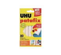 UHU Pastille autocollante double face patafix blanc carte avec 80 pastilles a...