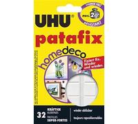 UHU - Pastilles adhésives patafix homedeco, détachable, blanc