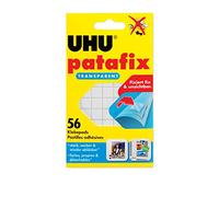 UHU® Patafix Lot de 56 pastilles adhésives adhésives doubles Transparent