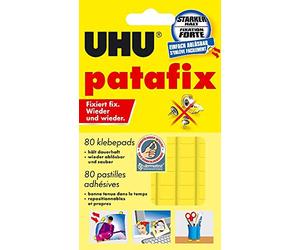 UHU Patafix orignal, détachable, jaune, 80 pièces