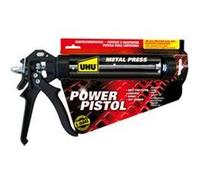 UHU Pistolet à cartouche Power Pistol – Anti-goutte, durable, compatible mastic/colle/silicone