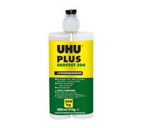 UHU Plus Endfest 300, 47590, 200 ml, cartouche double chambre 57590 (colle à 2 composants Pattex adhésif puissant époxy) Durée de vie en pot : env. 90 min