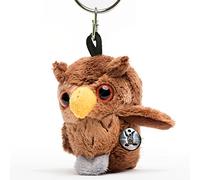 Uhu Porte-clés Uhu en peluche OMEGOS - Peluche chouette - Doudou * biz