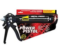 UHU Pistolet à cartouche Power Pistol – Anti-goutte, durable, compatible mastic/colle/silicone