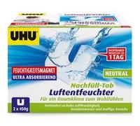 UHU Recharge NEUTRE pour absorbeur d'humidité, 2 x 450 g G