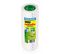 UHU Rollafix - Ruban Adhésif Invisible - Haute Qualité - Ne Jaunit Pas - Rechargeable - Convient Pour Écrire Dessus - Fournitures, École Et Bureau - Recharge - Lot De 8 Rouleaux De 25 m X 19 mm
