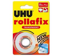 UHU Ruban adhésif transparent Rollafix 36965, ne jaunit pas, rechargeable, 25 m x 19 mm