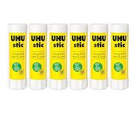 UHU STIC Bâton de colle - Sans solvant - Application transparente - 21 g - Lot de 6