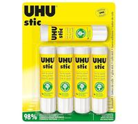 UHU Stic – Bâtons de colle blanche sans solvants – Lot 5 x 21 g