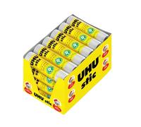 UHU Bâtons de colle Stic – Sans solvants – Blanc – Lot de 24 x 8,2 g