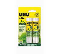 UHU Stick ReNature 2x21g Blanc
