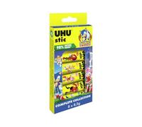 UHU Stic Sonic collector box - Bâtons de colle sans solvants, blanche, Sonic, lot 8 stics de 8,2 g