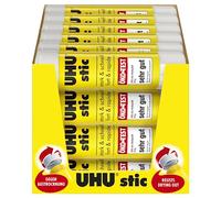 UHU Stick de colle 8,2 g Blanc - Lot de 24
