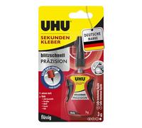 UHU Superglue de précision ultra rapide dans un distributeur de dosage avec système Easy Grip pour des applications particulièrement précises