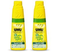 UHU Twist & Glue ReNature Lot de 2 tubes de colle multi-usages sans solvant 35 ml