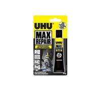UHU Max Repair power - Colle extra puissante et flexible, transparente, idéale pour les chaussures, le caoutchouc, le cuir, tube 20g
