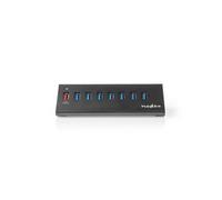 Nedis Hub USB UHUBUP3810BK – 8 ports SuperSpeed USB 3.0 Micro‑B 5000 Mbit/s Noir